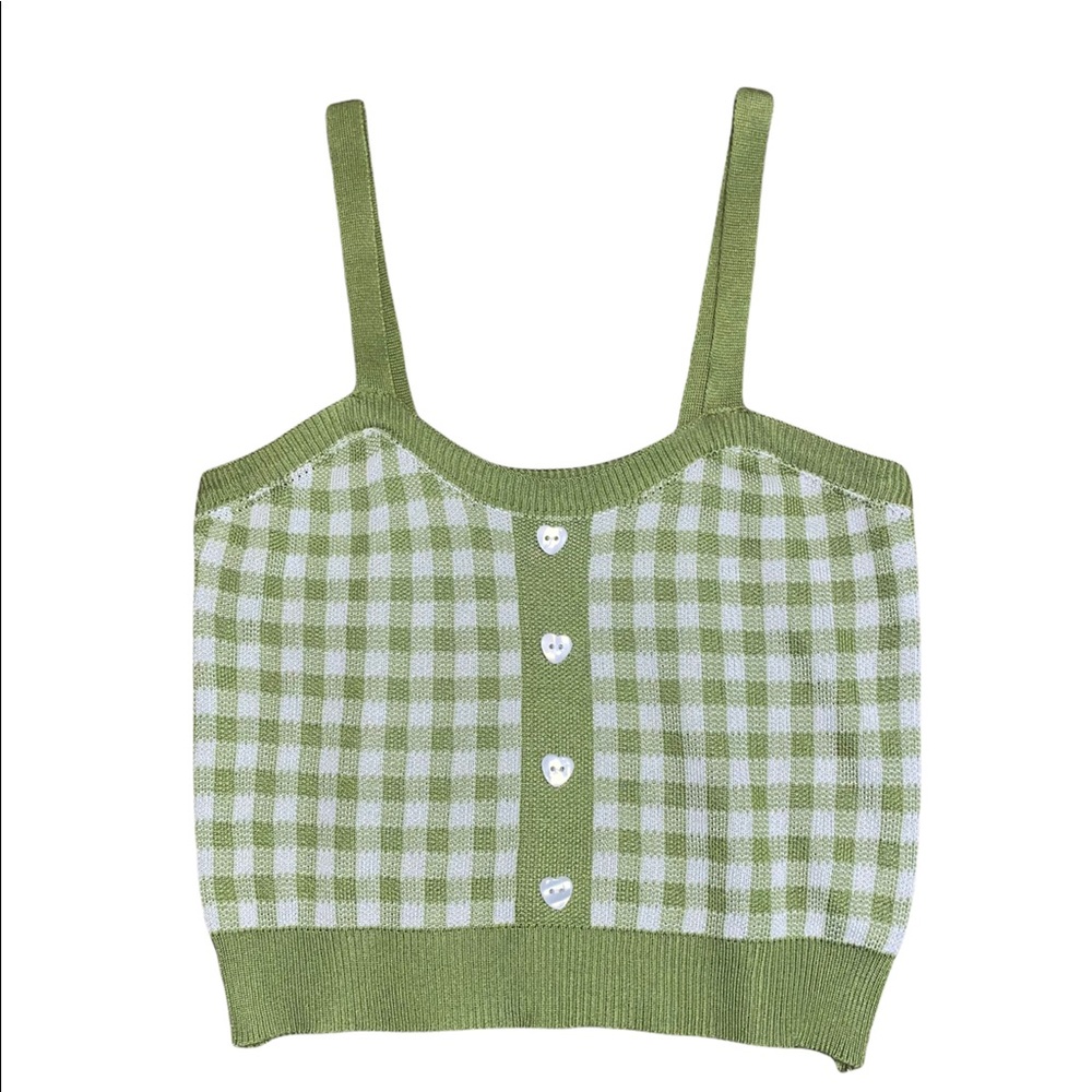 Knit Crop Tank Top